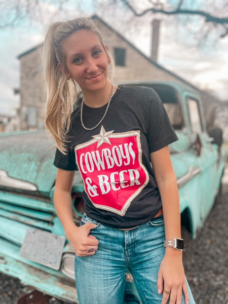 Cowboys & Beer Tee