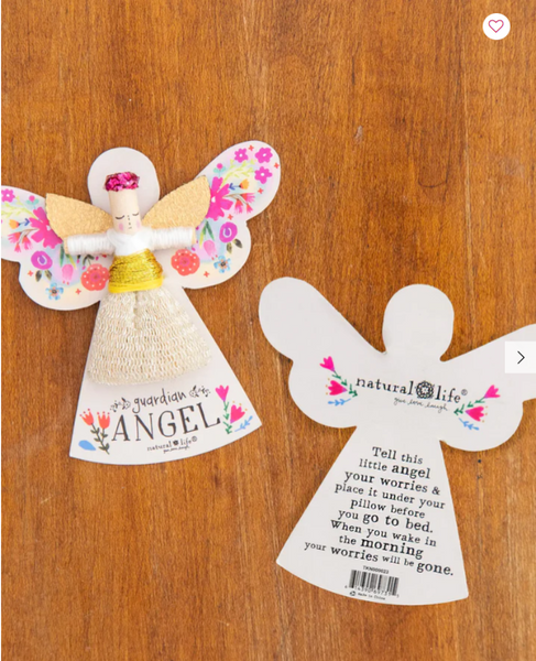 Natural Life Guardian Angel Worry Doll