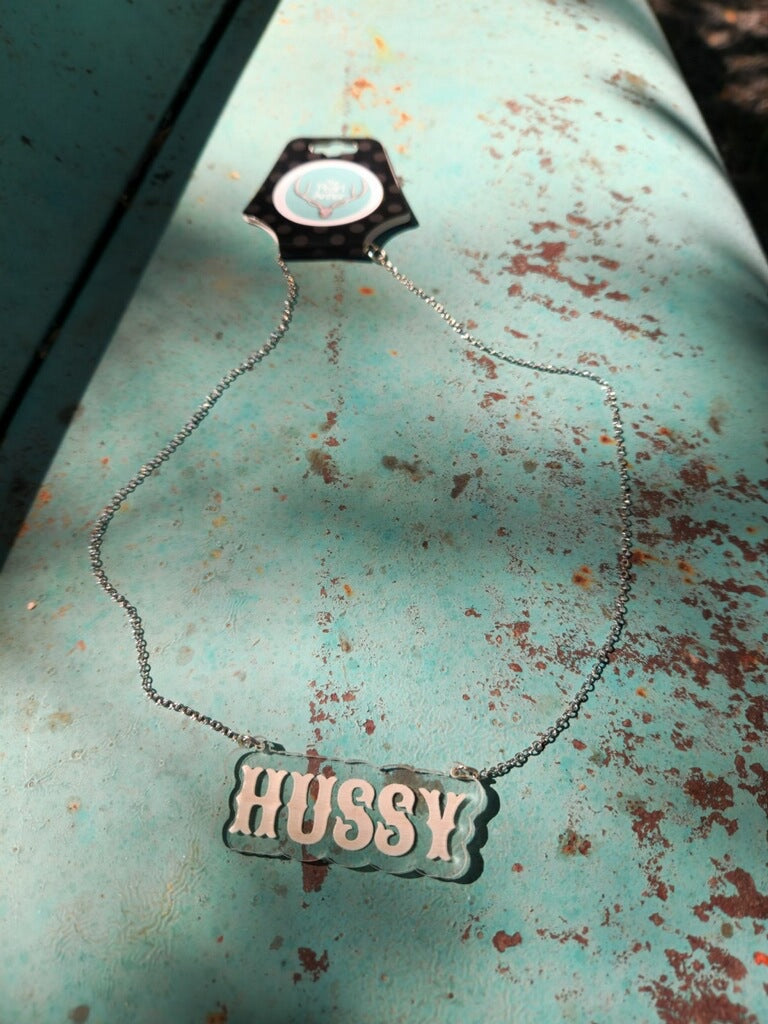 Clear Acrylic Necklace