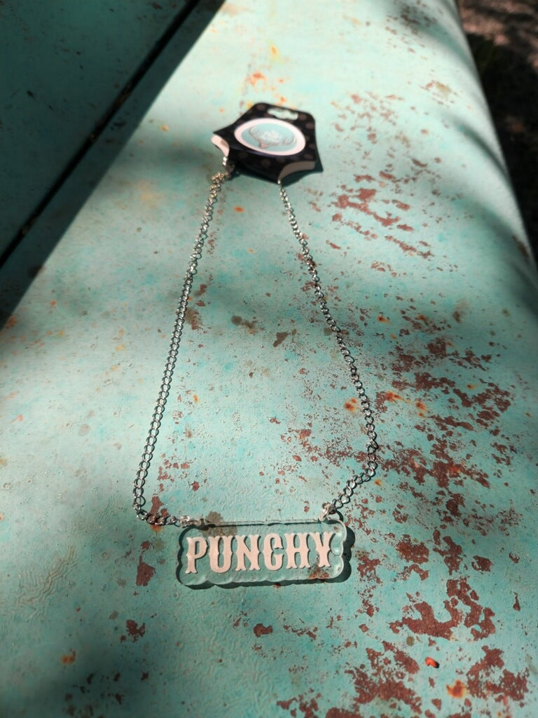 Clear Acrylic Necklace