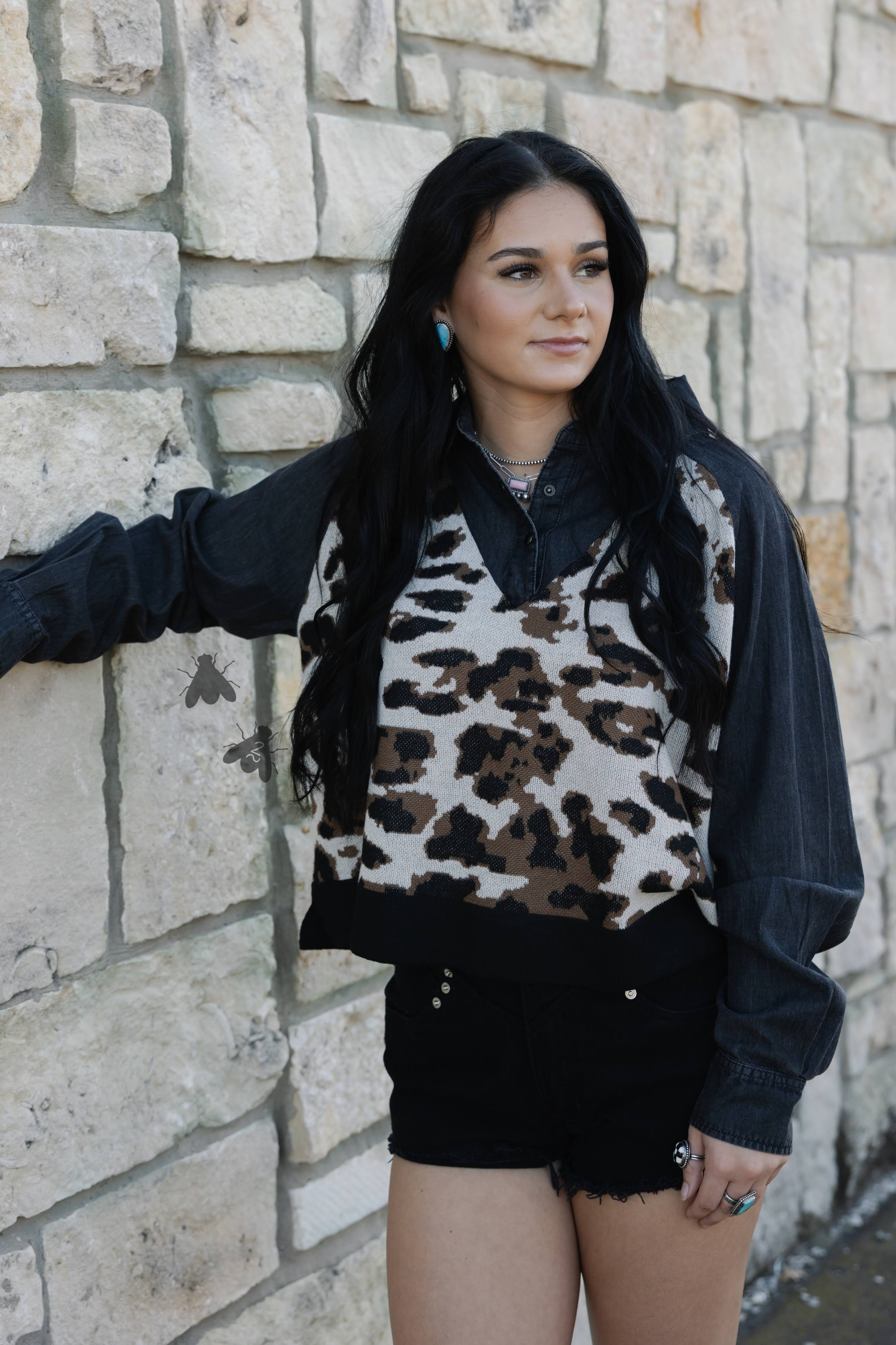Double Shift Leopard Shirt