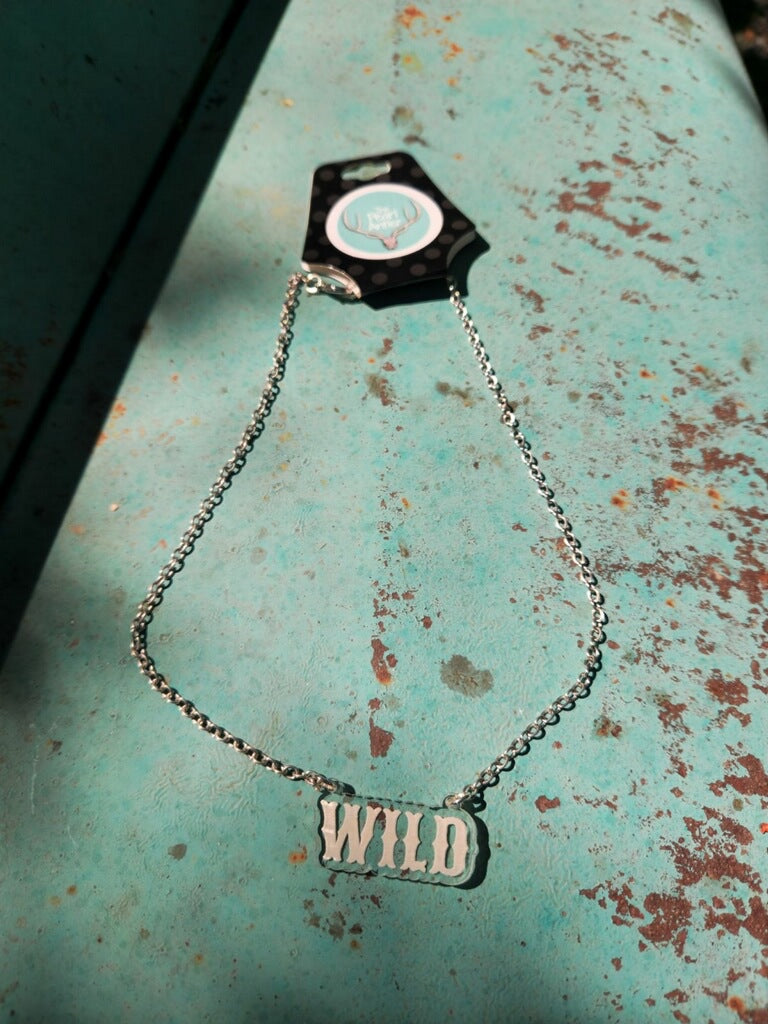 Clear Acrylic Necklace