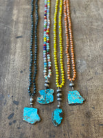 Kash Crystal T*Pendant Necklace