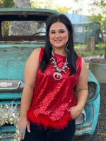 ZsaZsa Sequin Top