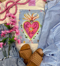 Floral Sacred Heart Tee