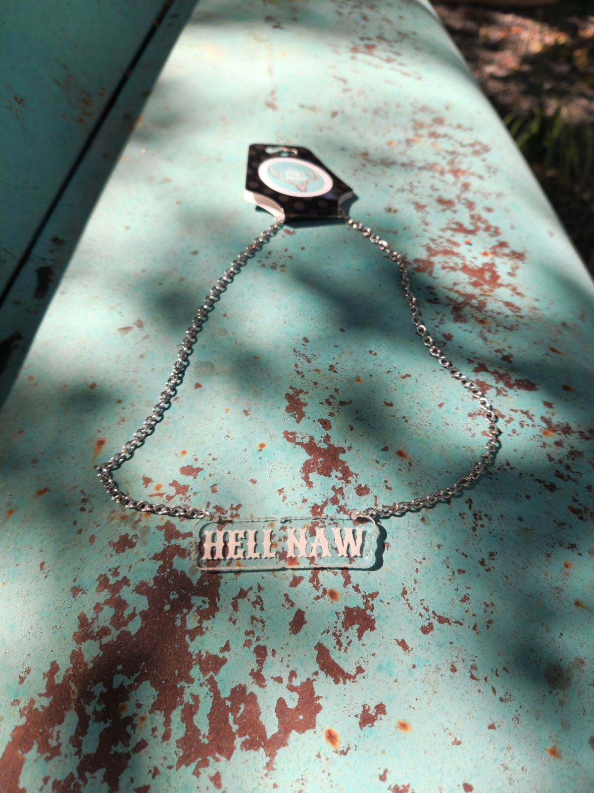 Clear Acrylic Necklace