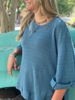 Sofia Waffle Knit Top