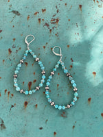 Turquoise Hoop Earring