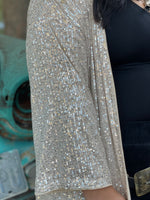 Shaley Sequin Kimono