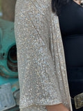 Shaley Sequin Kimono