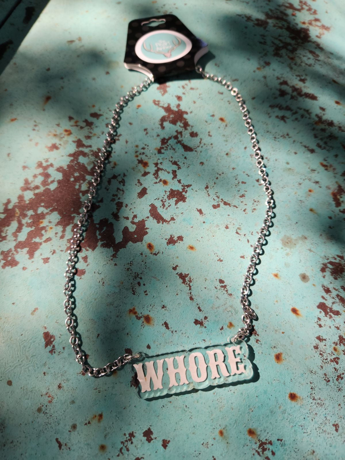 Clear Acrylic Necklace