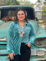 Reagan Velvet Top