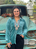 Reagan Velvet Top