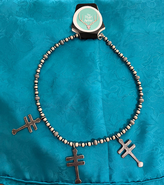Tres Cruces Necklace