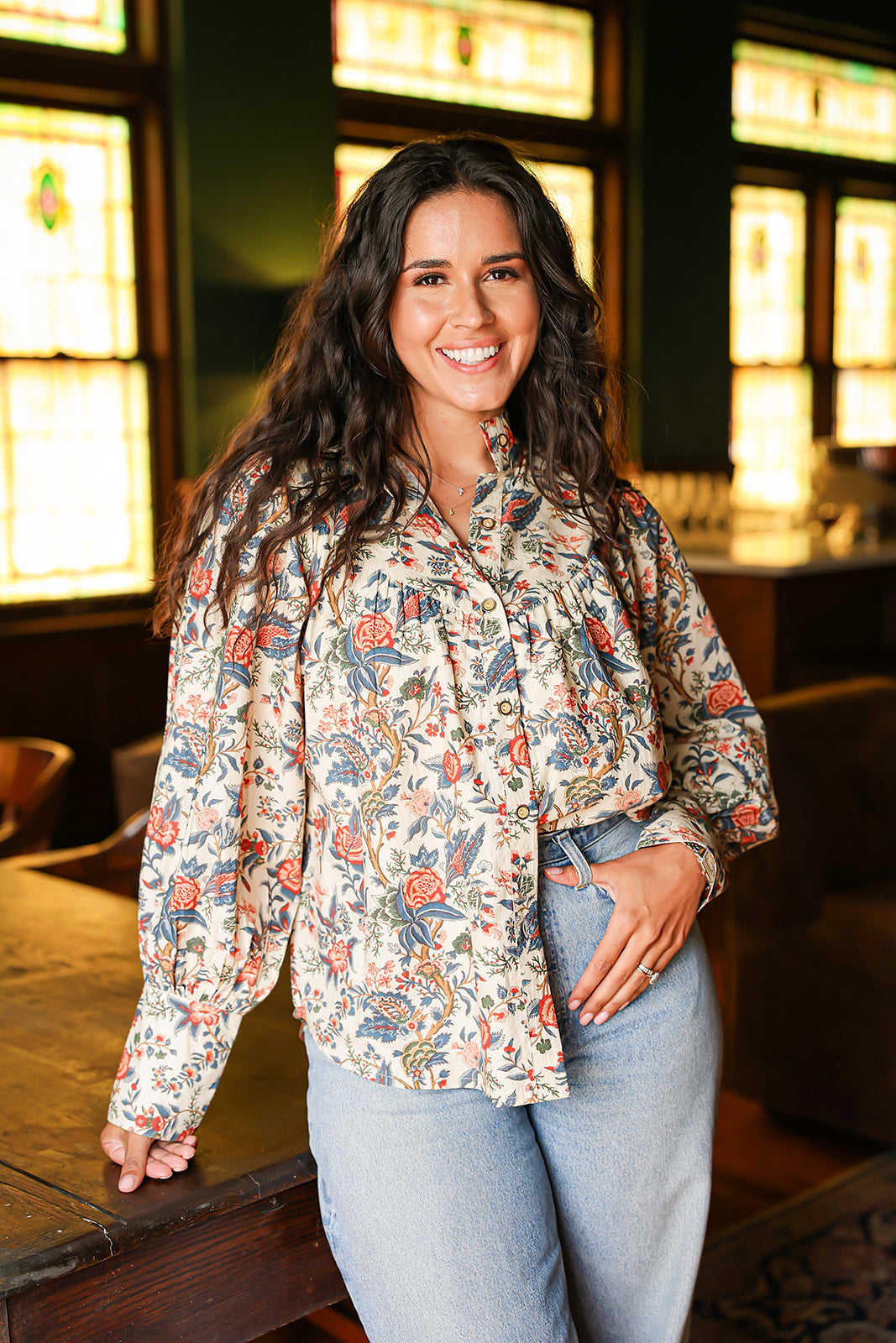 Jenna Floral Top