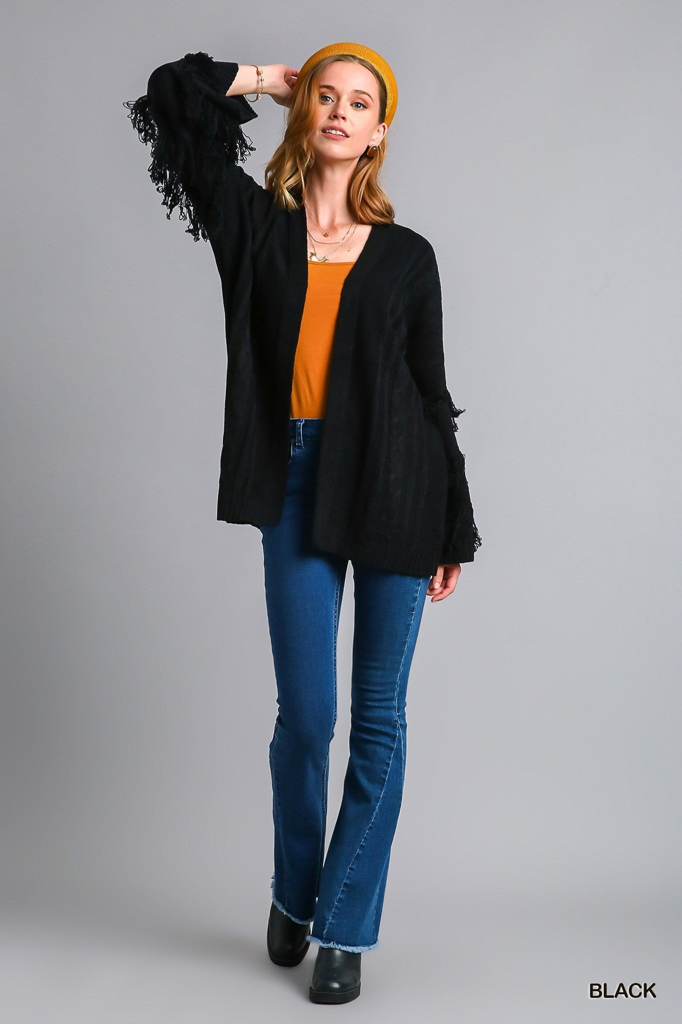 Hampton Fringe Cardigan – The Pearl Antler - Main Image