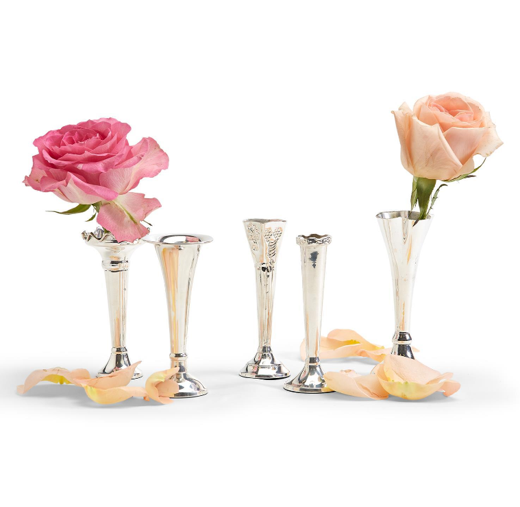 Single Stem Silver Plated Vase