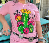 Wild & Free Cactus Tee