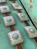 Collins Leather Concho Belt