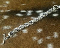 Sterling Silver Twist Bracelet