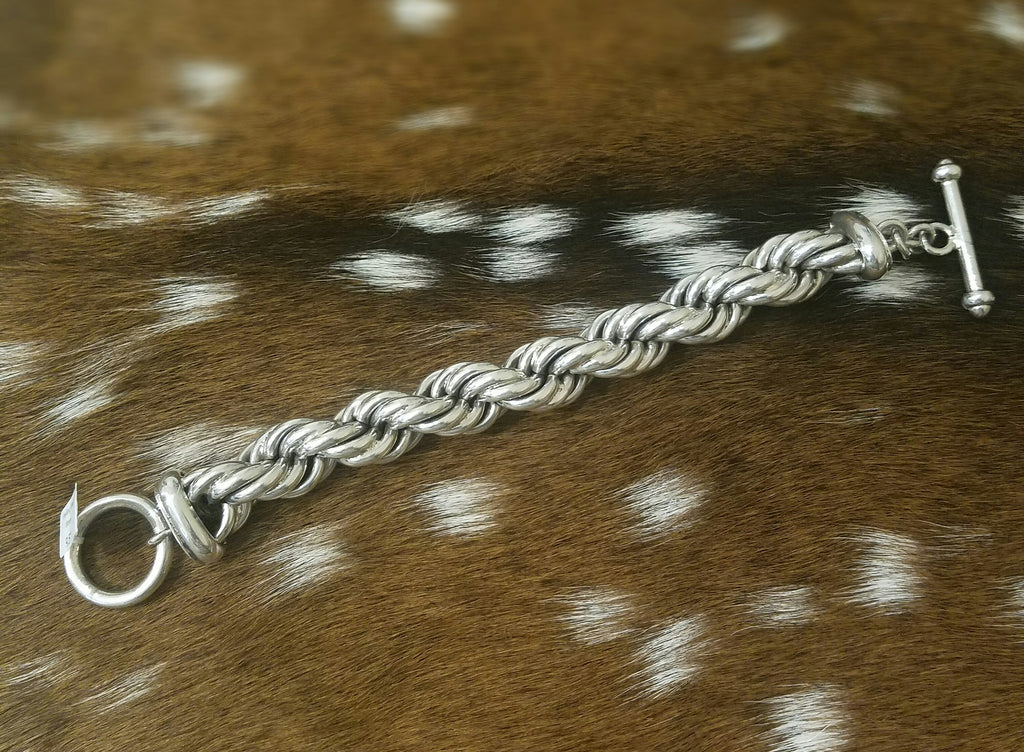 Sterling Silver Twist Bracelet