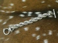 Sterling Silver Twist Bracelet