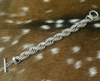 Sterling Silver Twist Bracelet