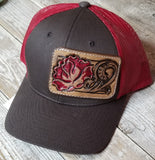 Tooled Patch Hat