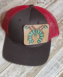Tooled Patch Hat
