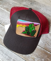 Tooled Patch Hat