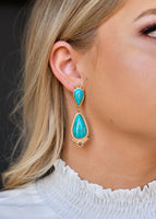 Turquoise Teardrop