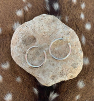 Sterling Hoop earring