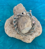 Sterling Silver Twist Bracelet